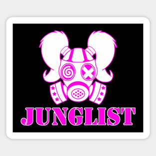 Gas Mask Girly Pink Sticker